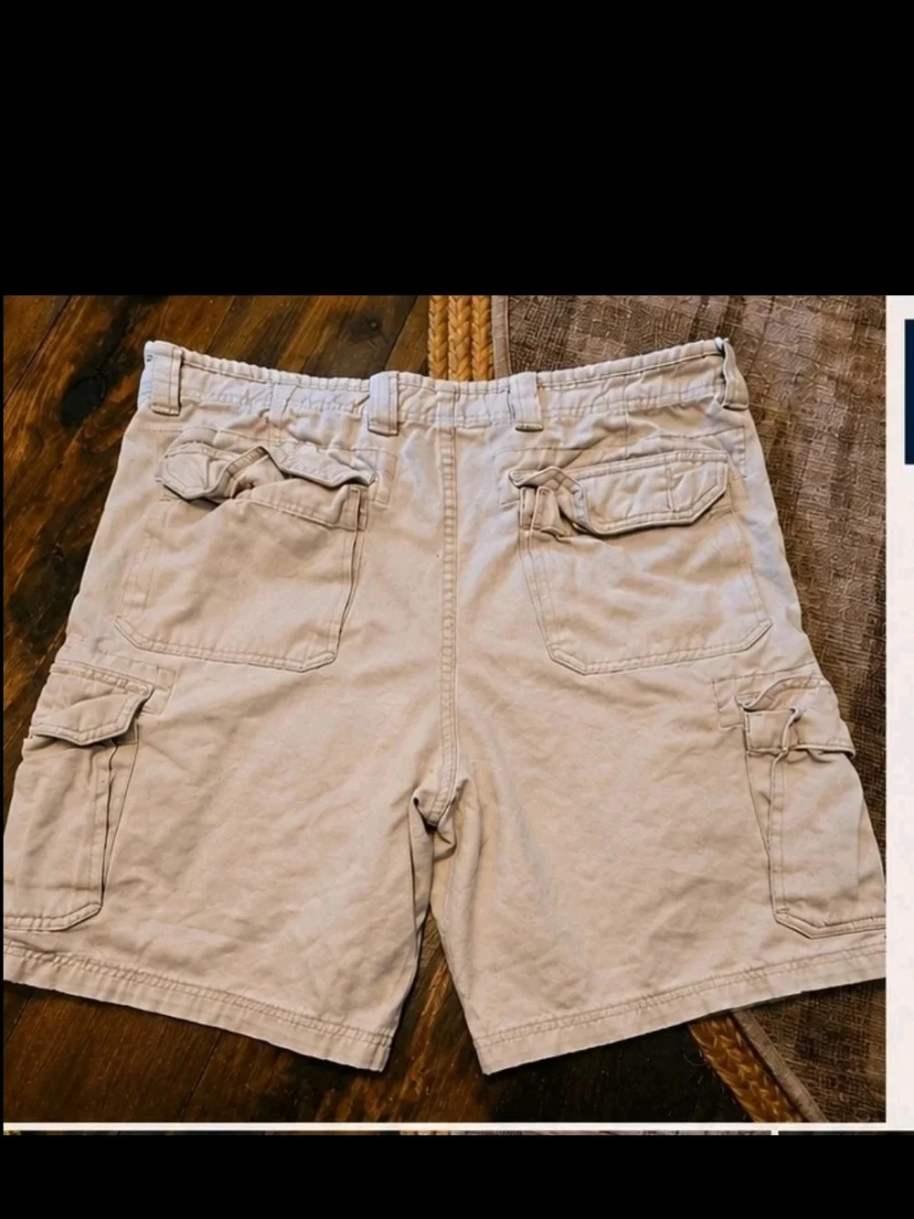 GAP Men’s Khaki Cargo Shorts - Beige/Tan Utility Style